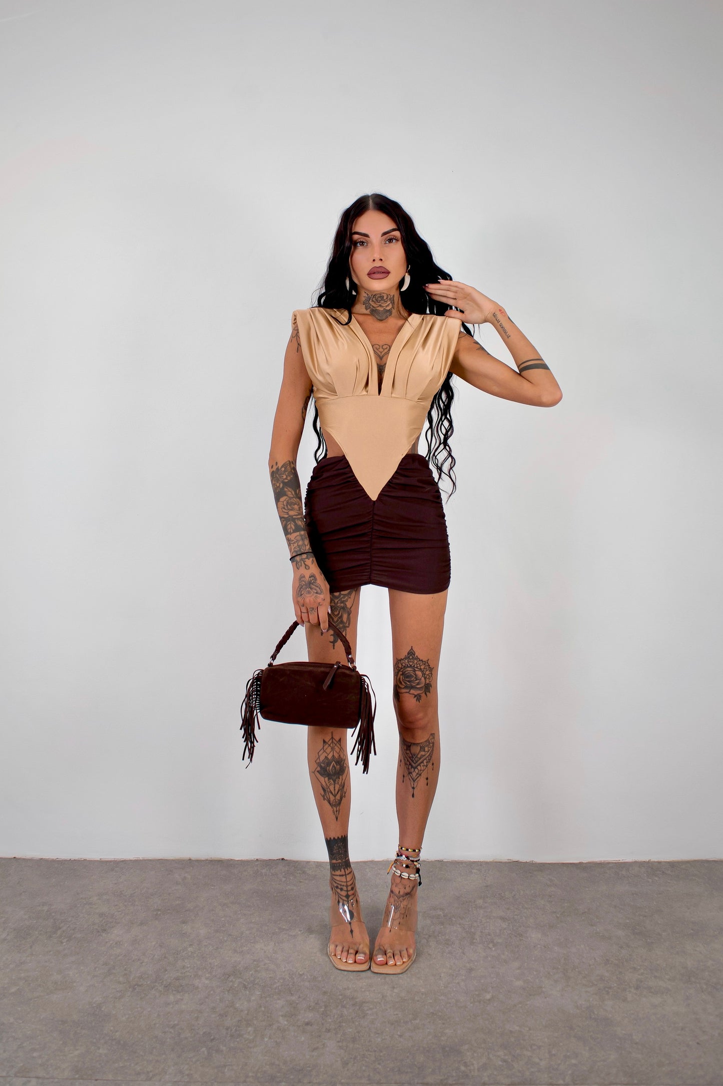 Abito Persia - Marrone/gold
