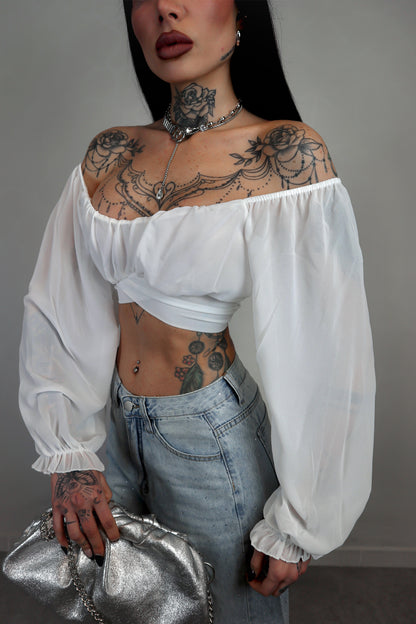 Crop Top Wonder - Bianco