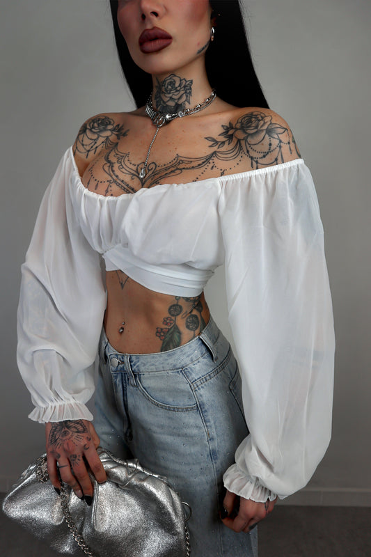 Crop Top Wonder - Bianco