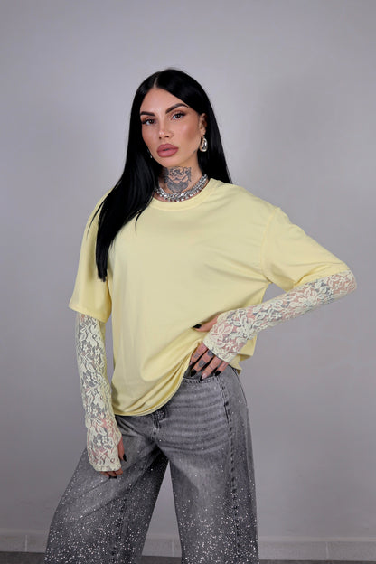 Maglia Cutie - Giallo