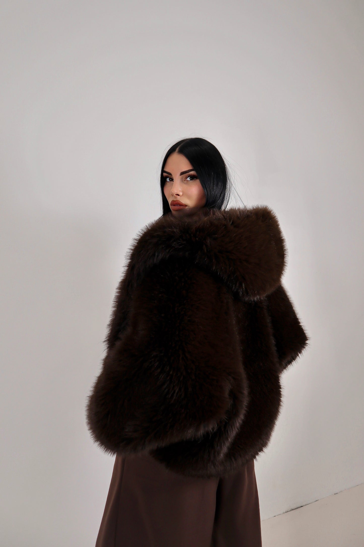Pelliccia Alaska - Marrone scuro