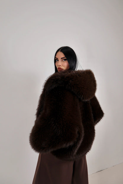 Pelliccia Alaska - Marrone scuro