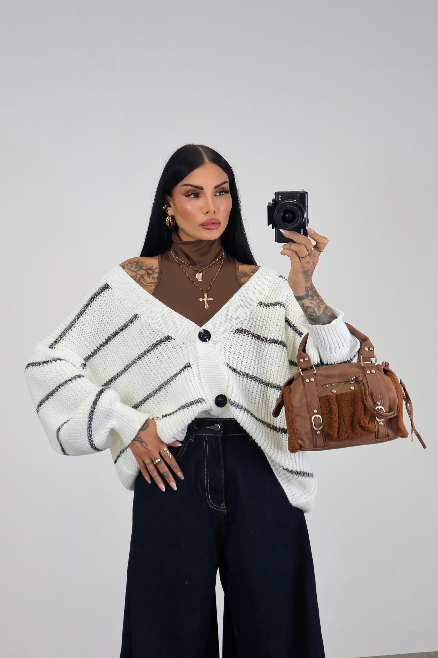 Cardigan over Brenda - Bianco