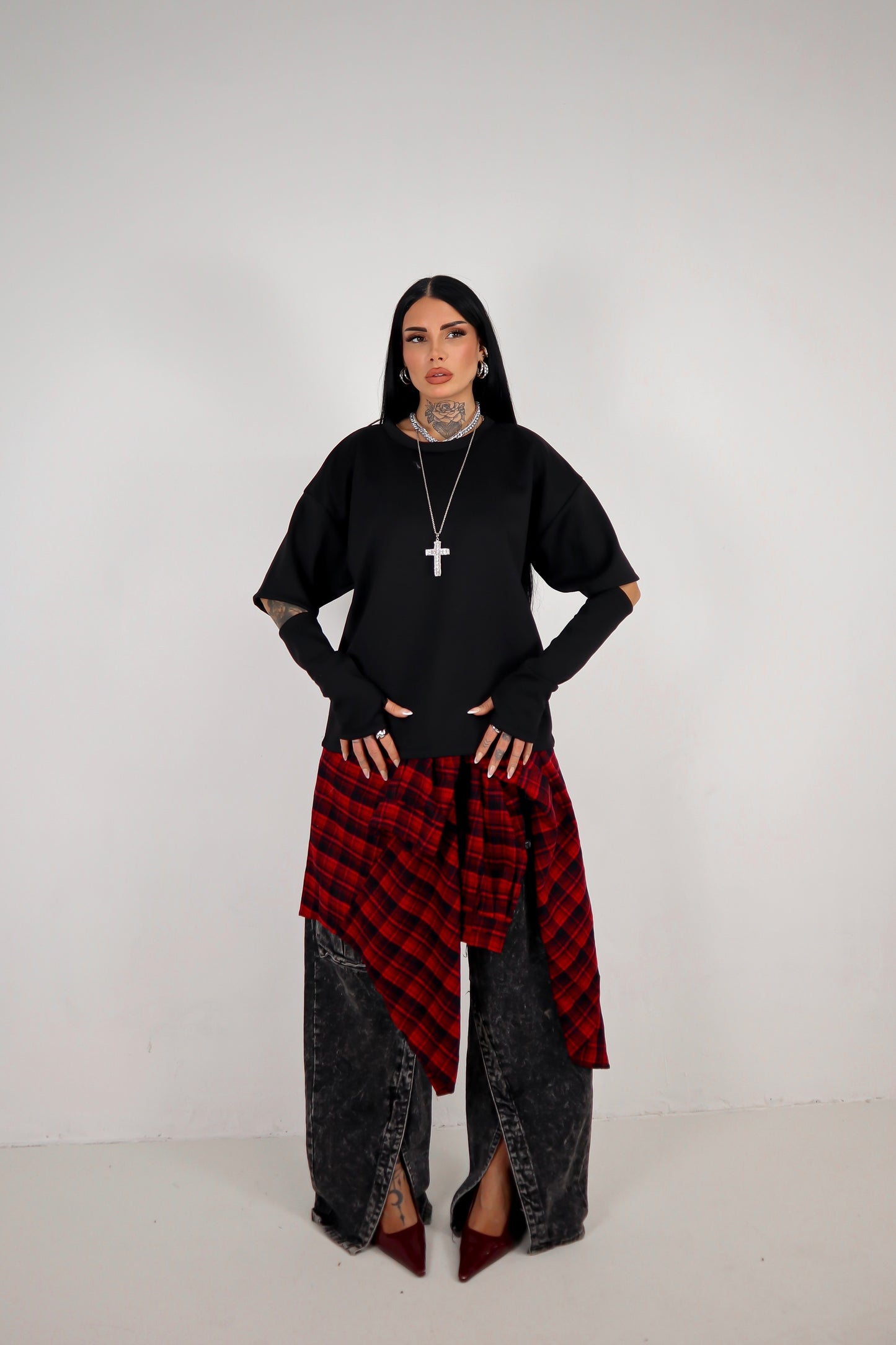 Maglia Cut - Nero