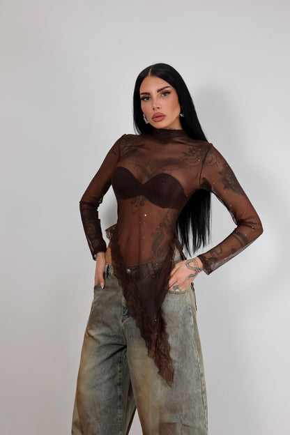 Maglia Alma - Marrone