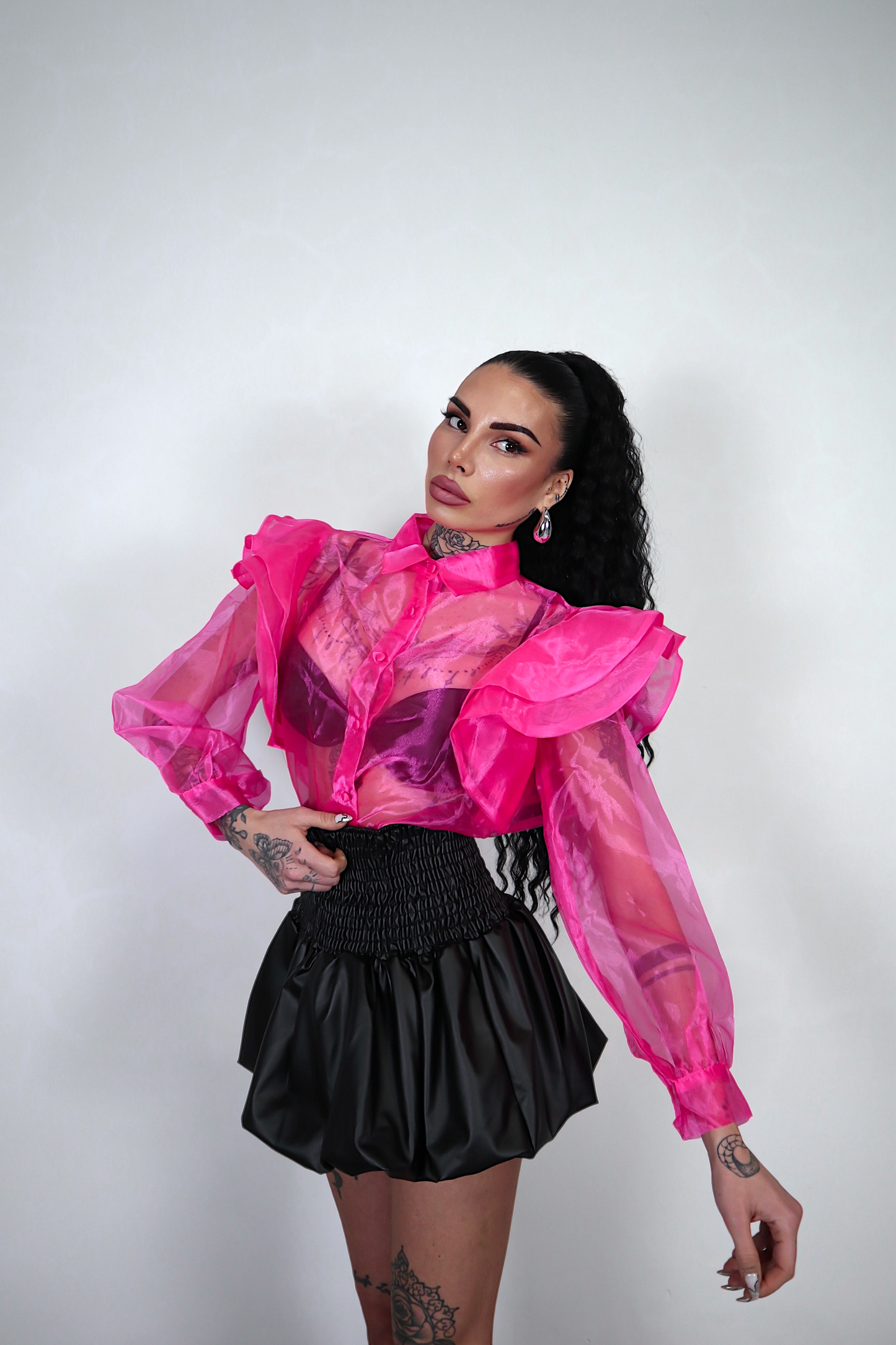 Camicia Iris - Fucsia