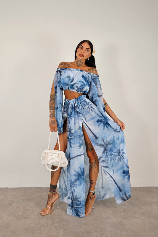 Completo copricostume Gotha -  Azzurro