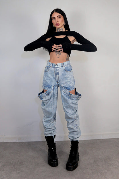 Jeans cut out Baddie