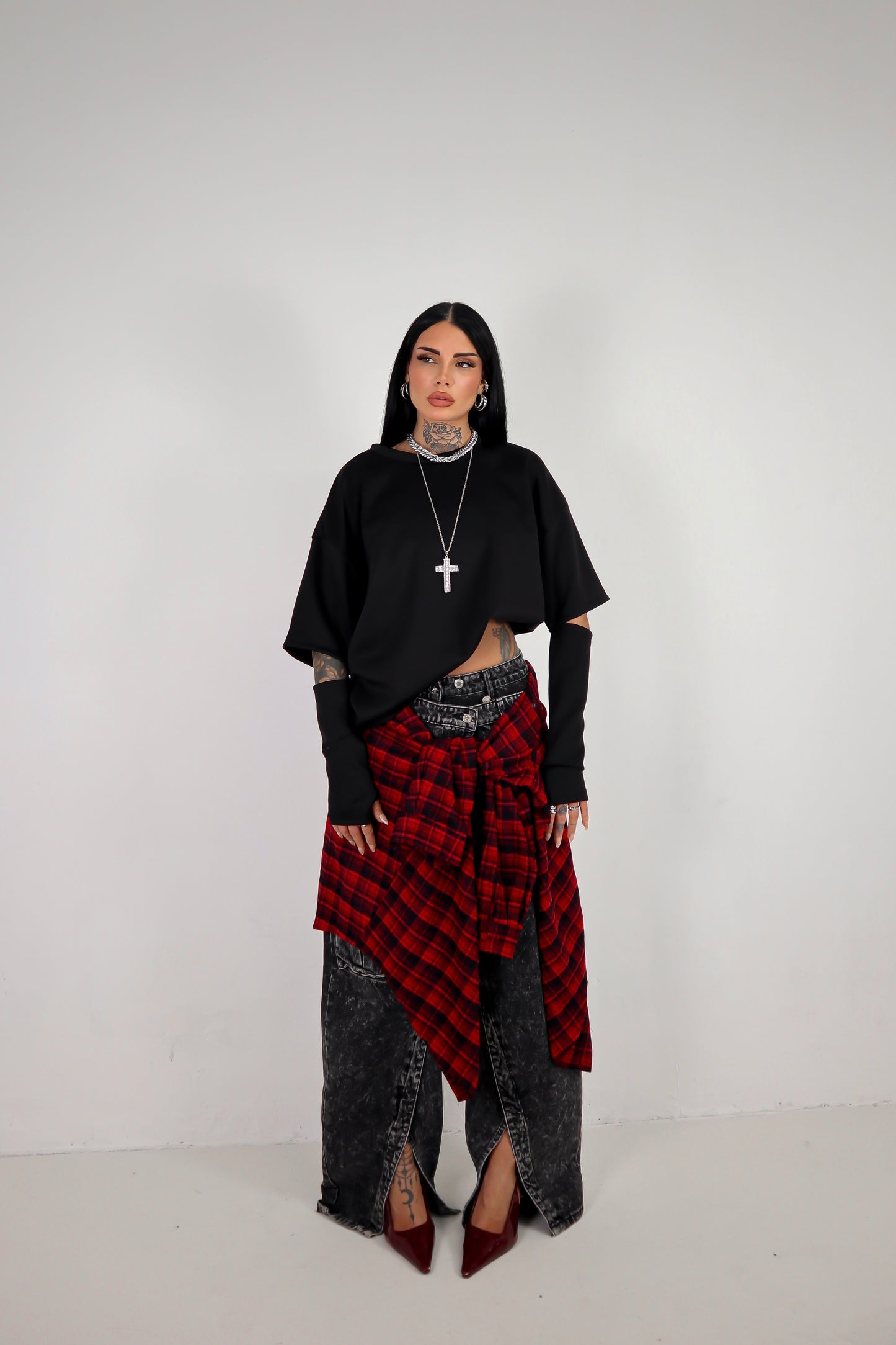 Maglia Cut - Nero