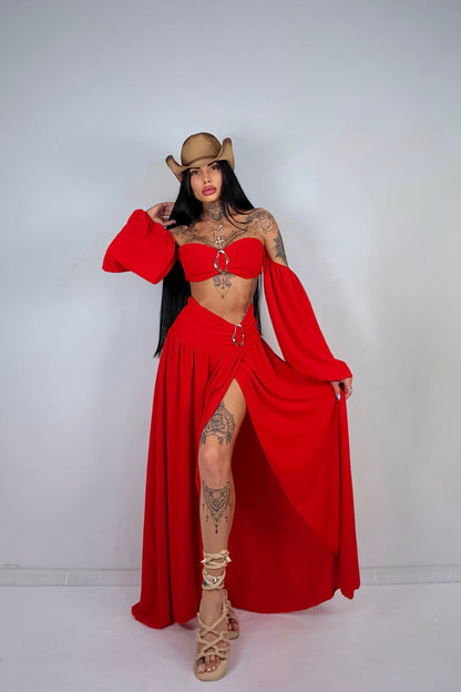 Completo Esmeralda - Rosso