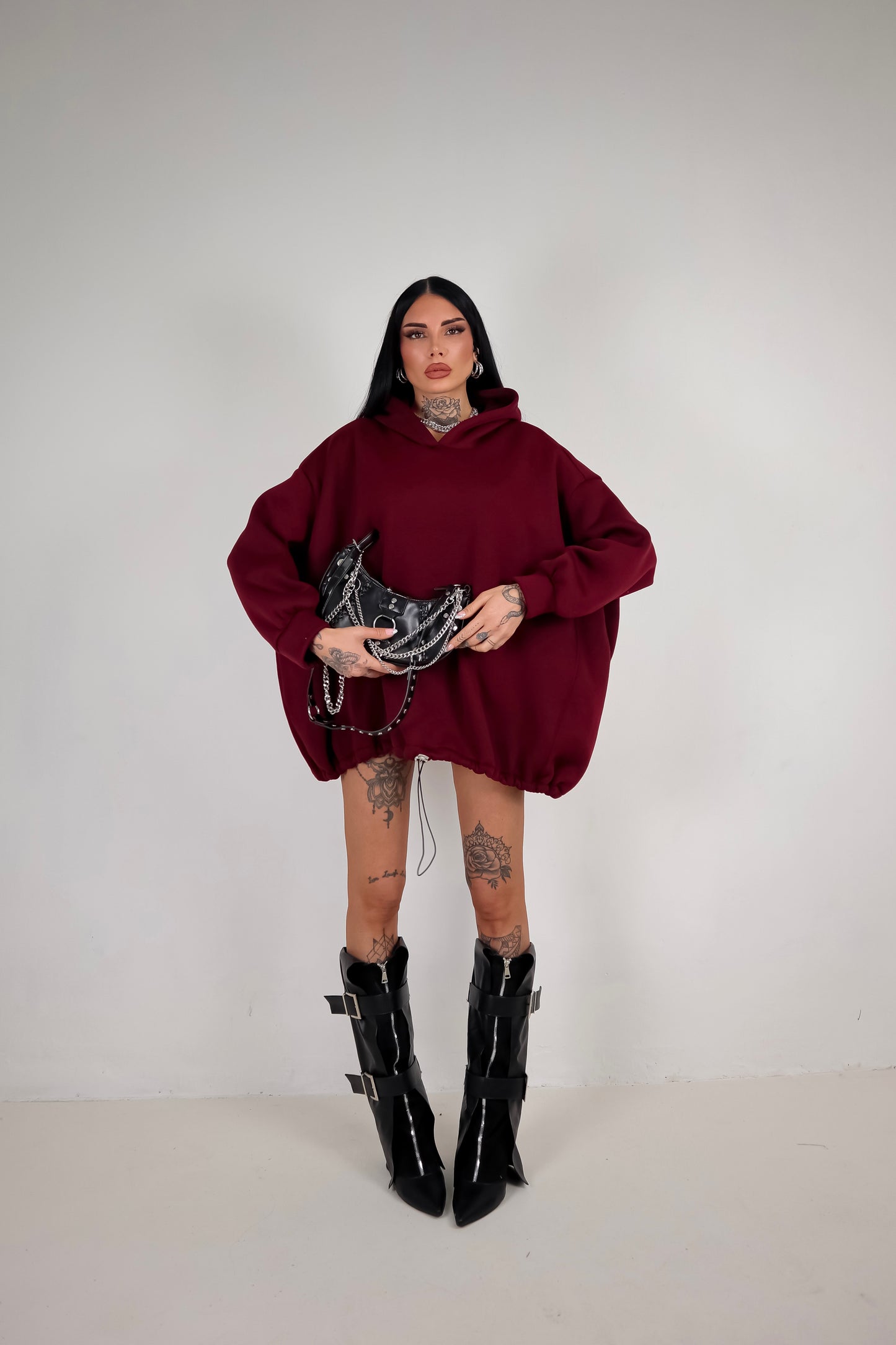 Felpa Extra Over - Bordeaux