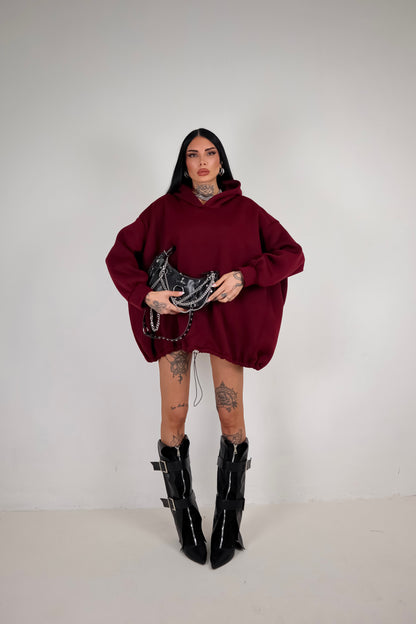 Felpa Extra Over - Bordeaux