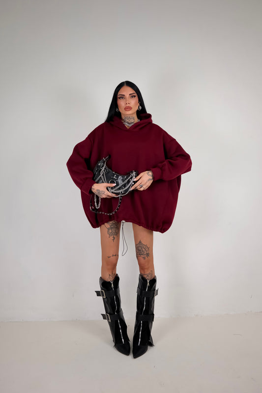 Felpa Extra Over - Bordeaux