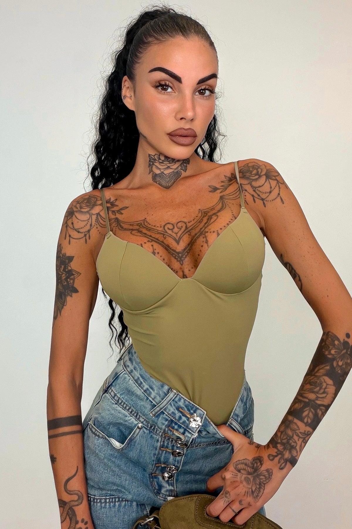 Body second SKIN - Verde militare