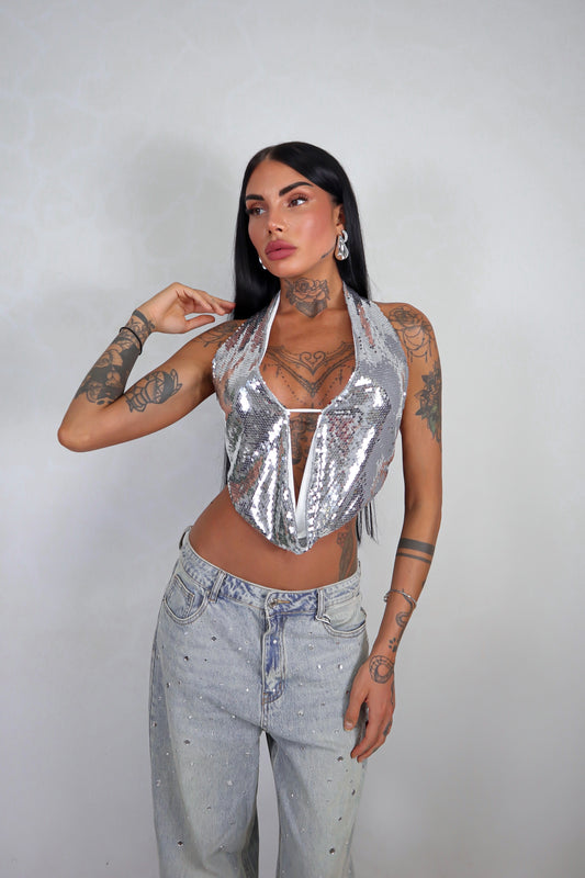 Top Scintillio - Argento