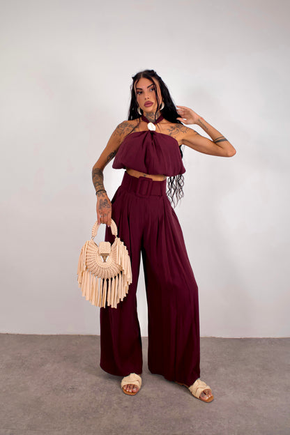 Completo Tasnim - Burgundy