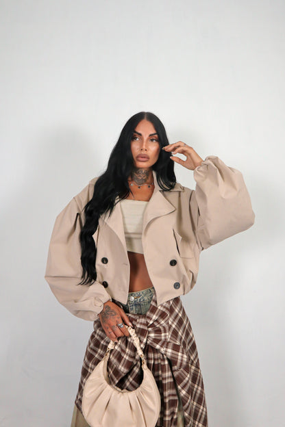 Trench Bomber - Beige
