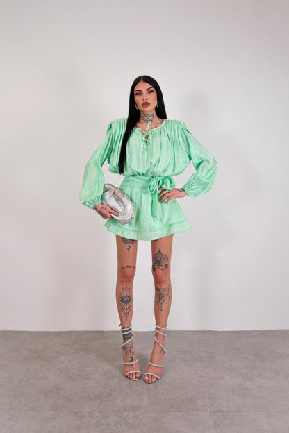 Abito Eterea - Verde fluo
