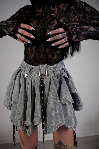 Panta gonna Denim Gothic