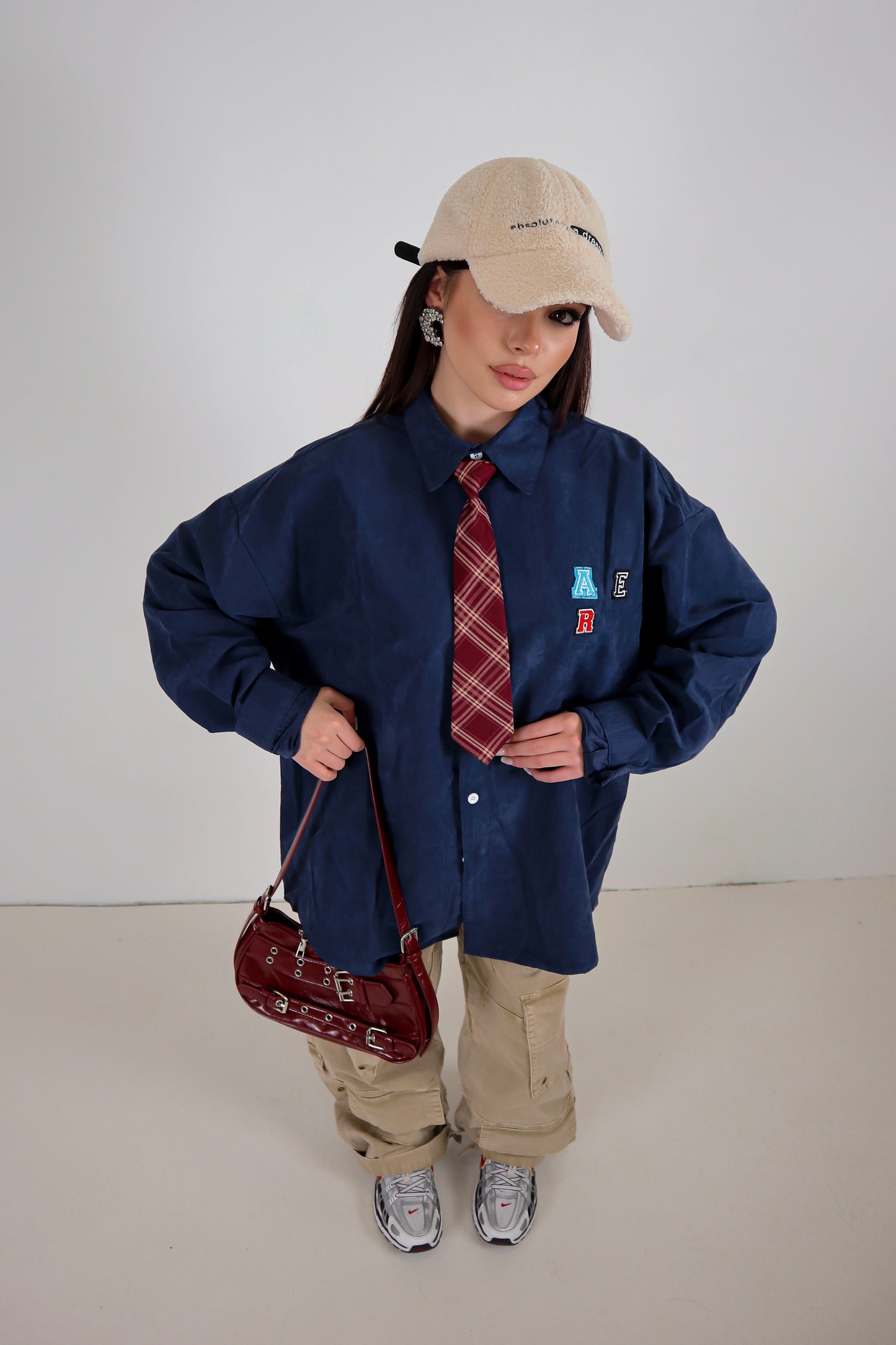 Camicia Scamosciata College - Blue