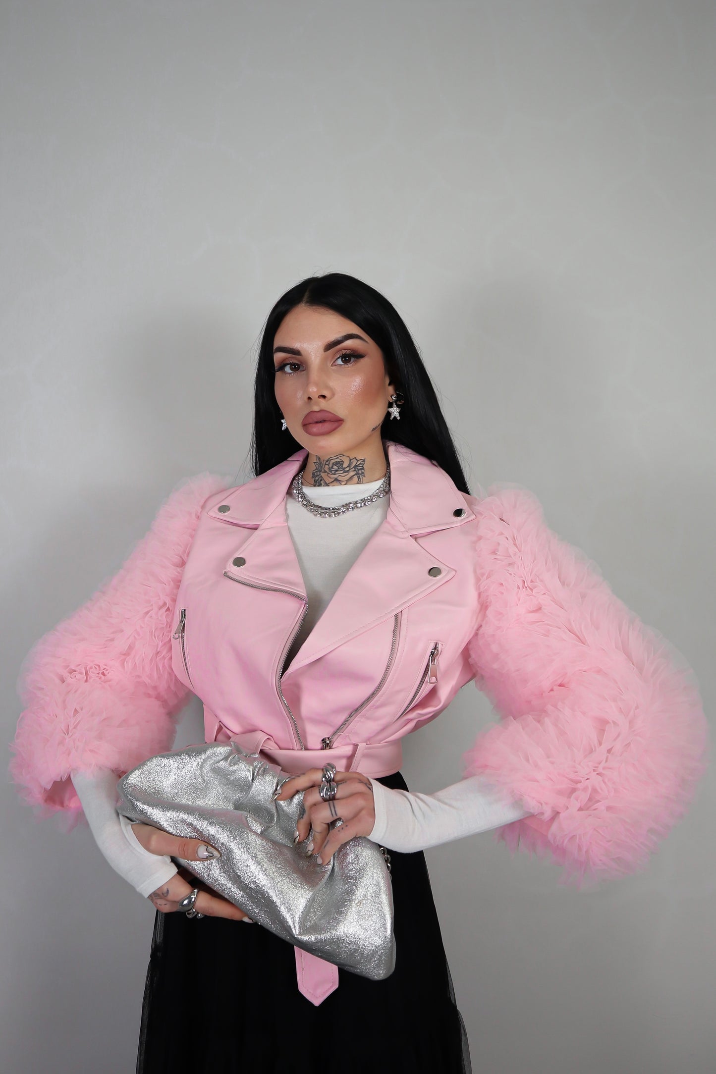 Giacca Ecopelle Barbie