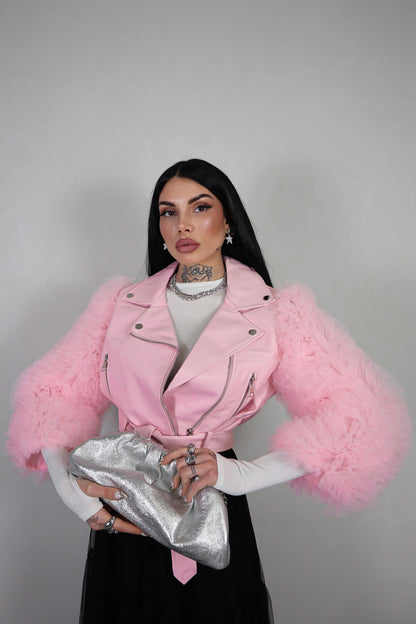 Giacca Ecopelle Barbie