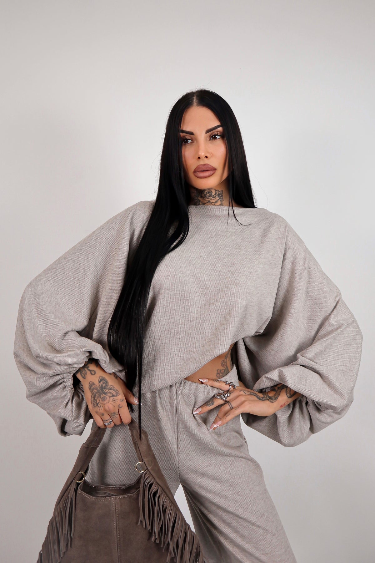 Completo in maglia Isadora -  Sabbia