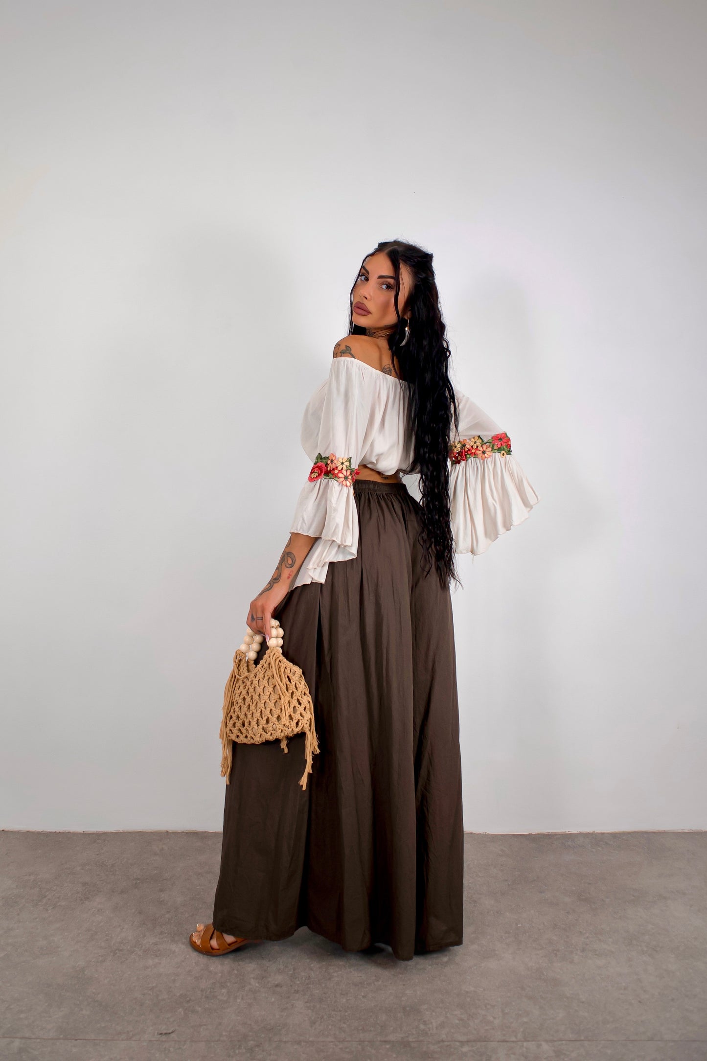 Pantalone Aitana - Marrone