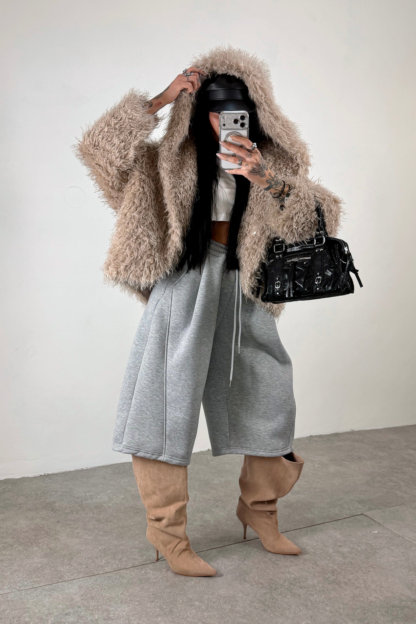 Bermuda Tuta Baggy - Grigio