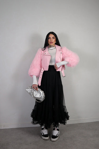 Giacca Ecopelle Barbie