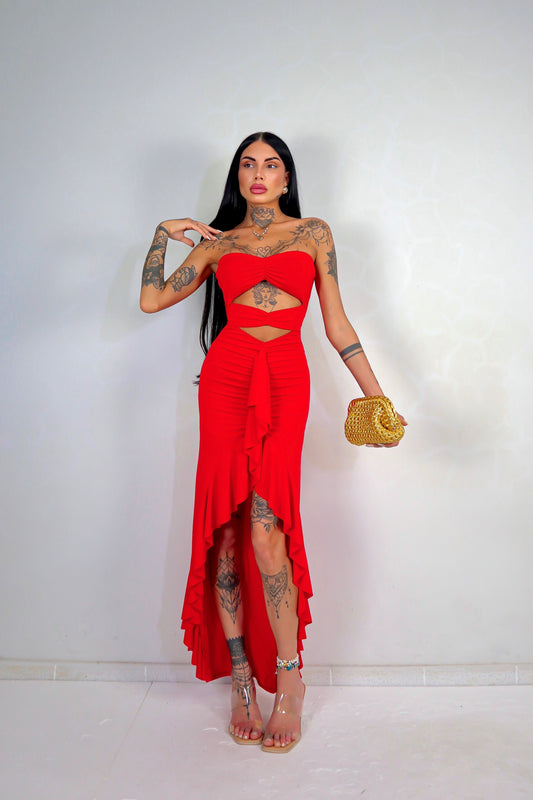 Abito Flamenco - Rosso