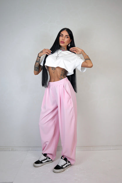 Pantalone Smart - Rosa