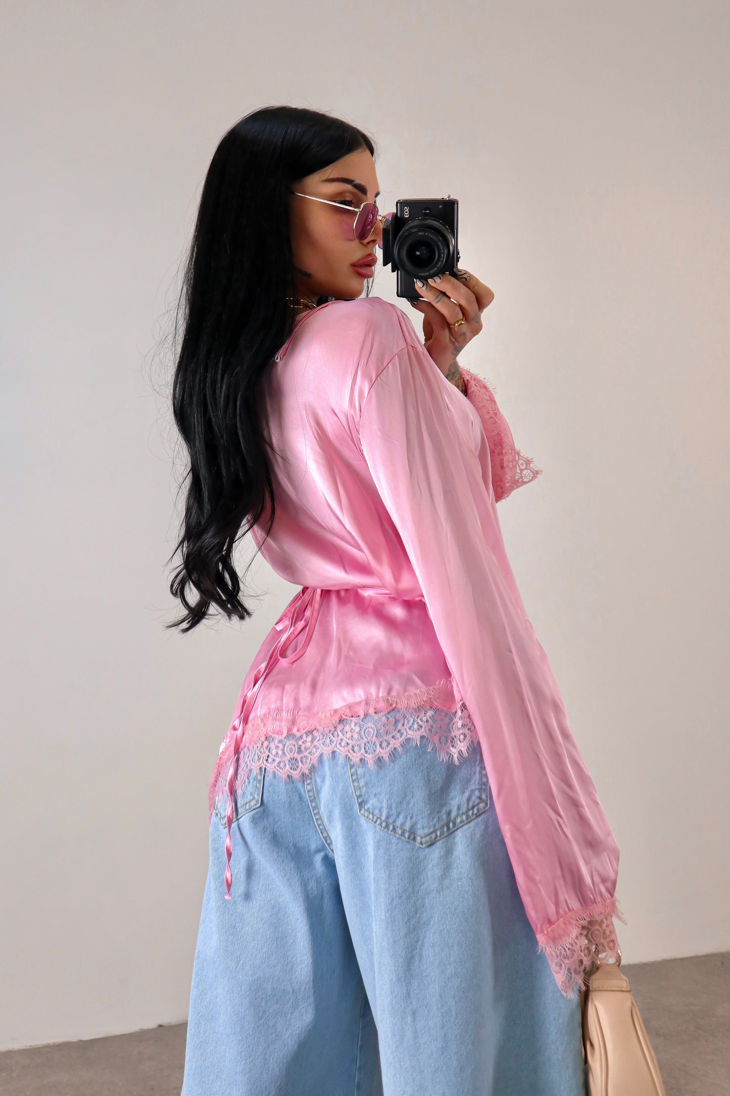 Maglia long sleeve Elegant - Rosa