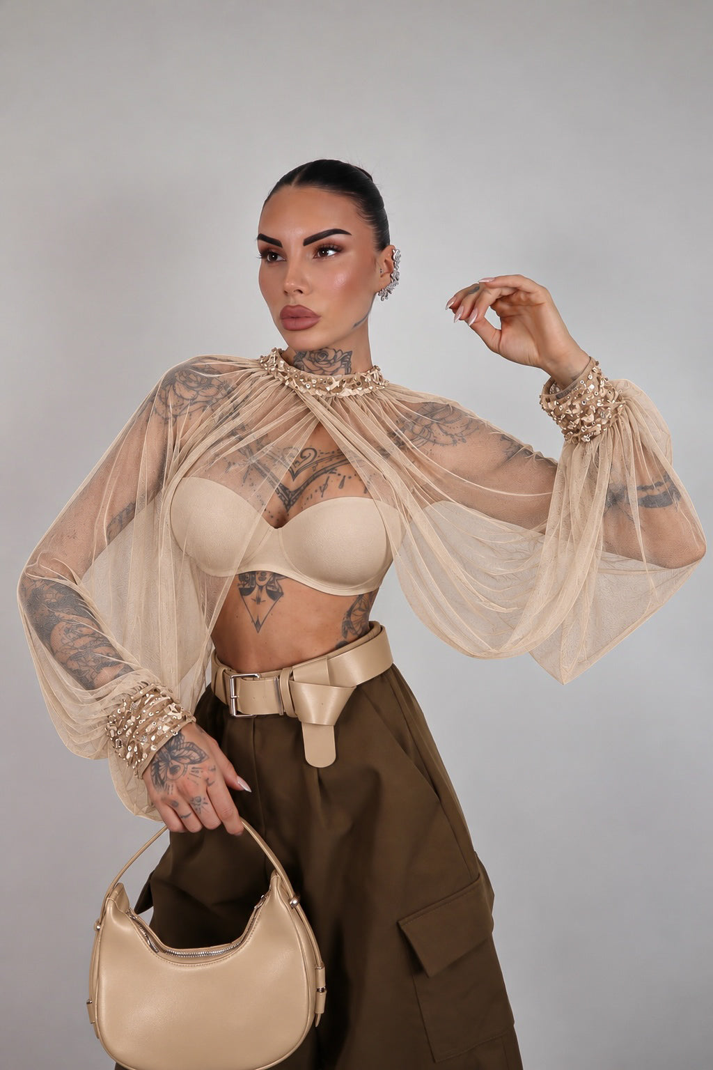 Coprispalle Anita - Beige