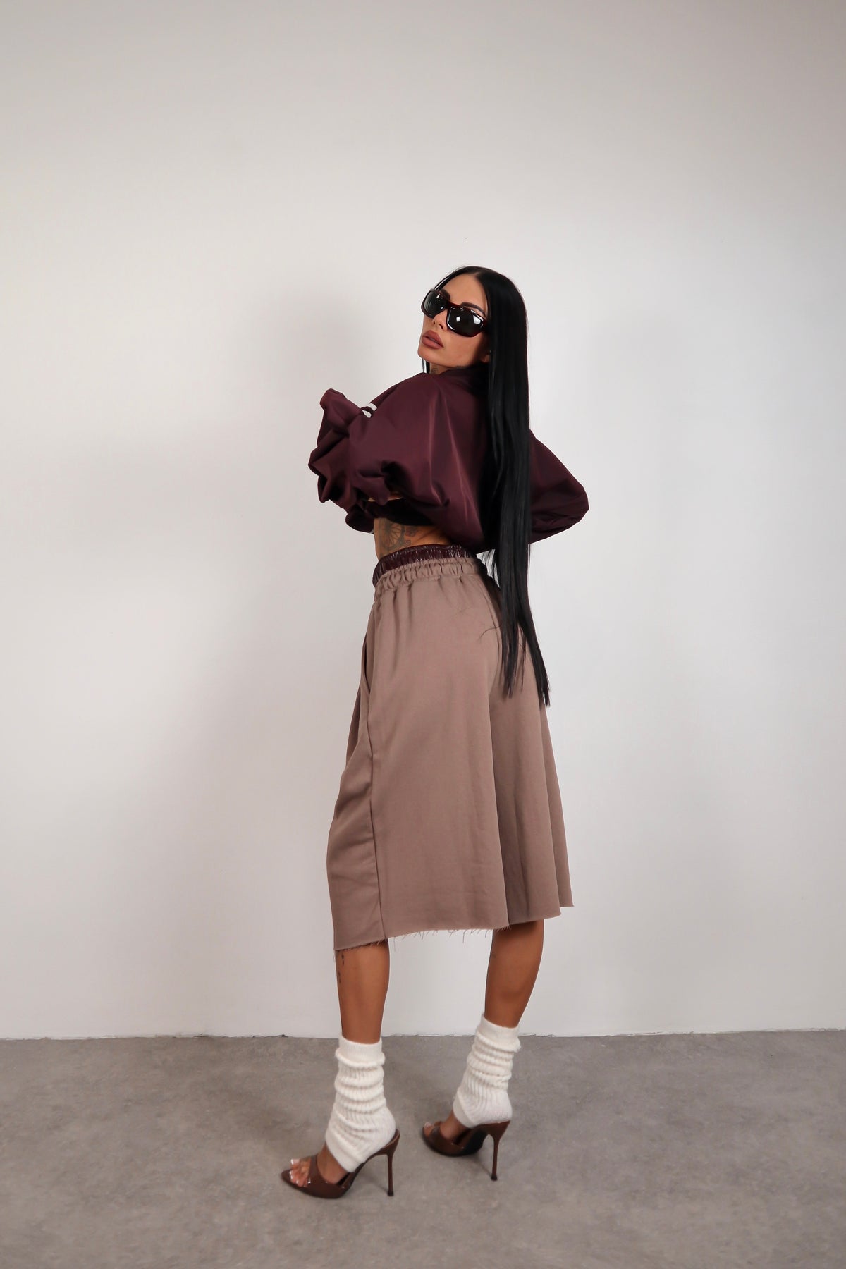 Bermuda baggy Dominic - Fango