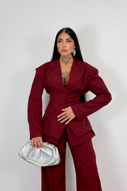 Tailleur Corsetto - Bordeaux