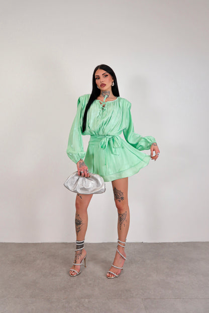 Abito Eterea - Verde fluo
