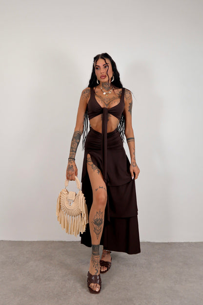 Completo Samantha - Marrone