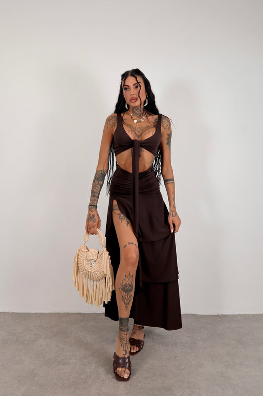 Completo Samantha - Marrone