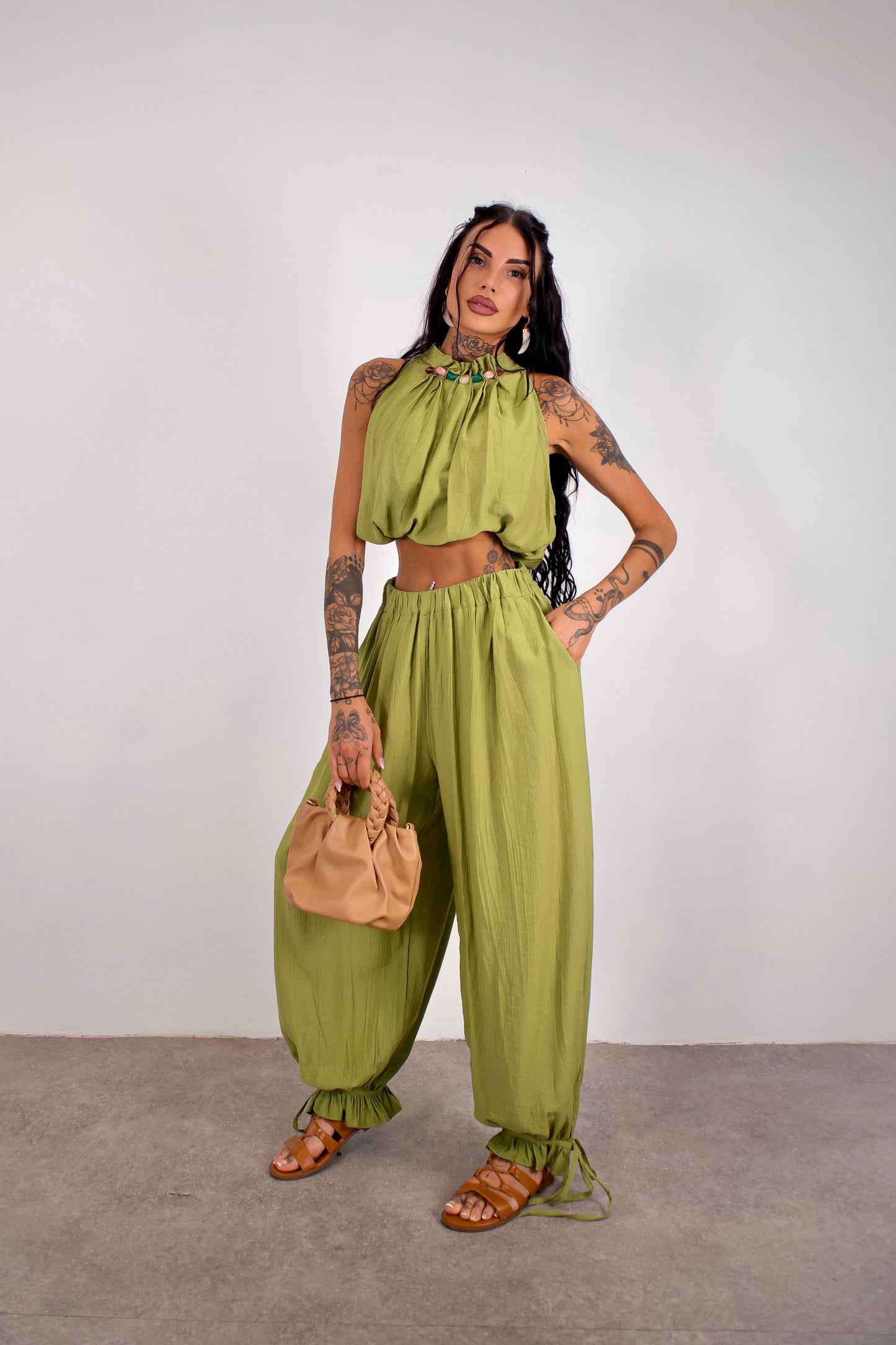 Completo Zainab - Verde pistacchio