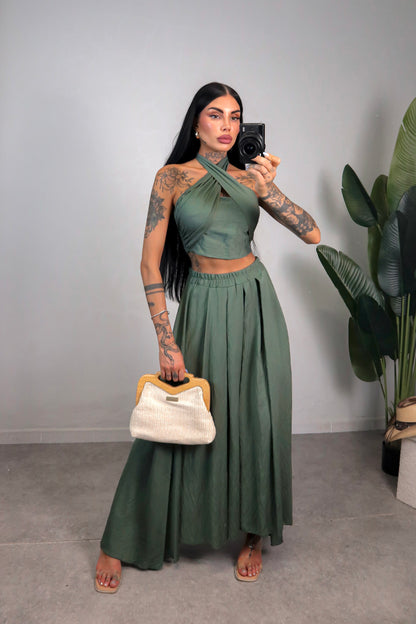 Completo Habibi - Verde Militare