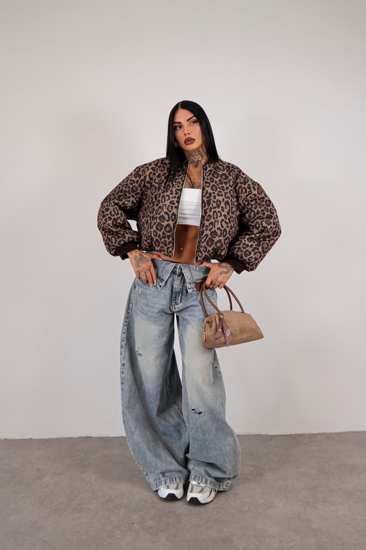 Bomber Puff - Leopardato