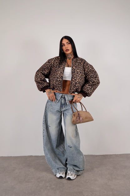 Bomber Puff - Leopardato