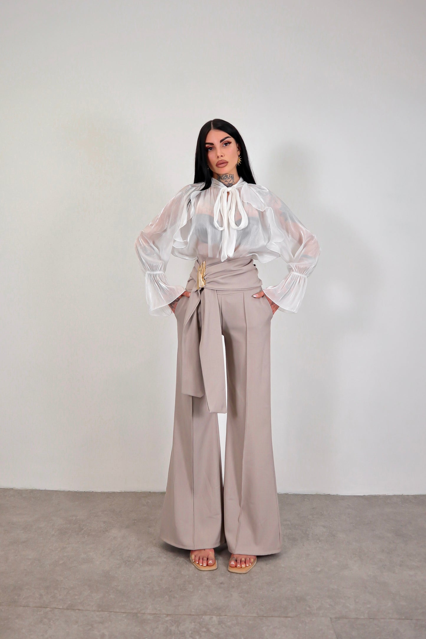 Pantalone Afrodite - Greige