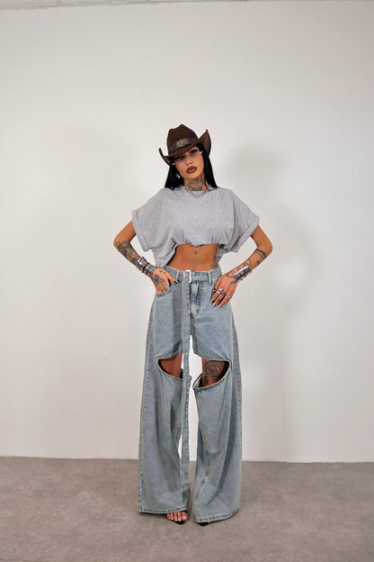 Jeans cut out Bryanna