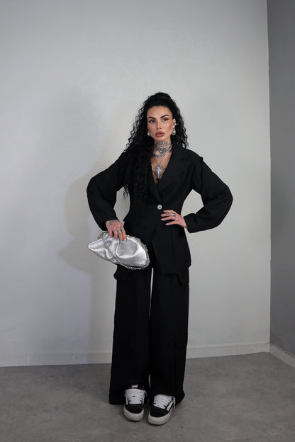 Tailleur Cargo - Nero