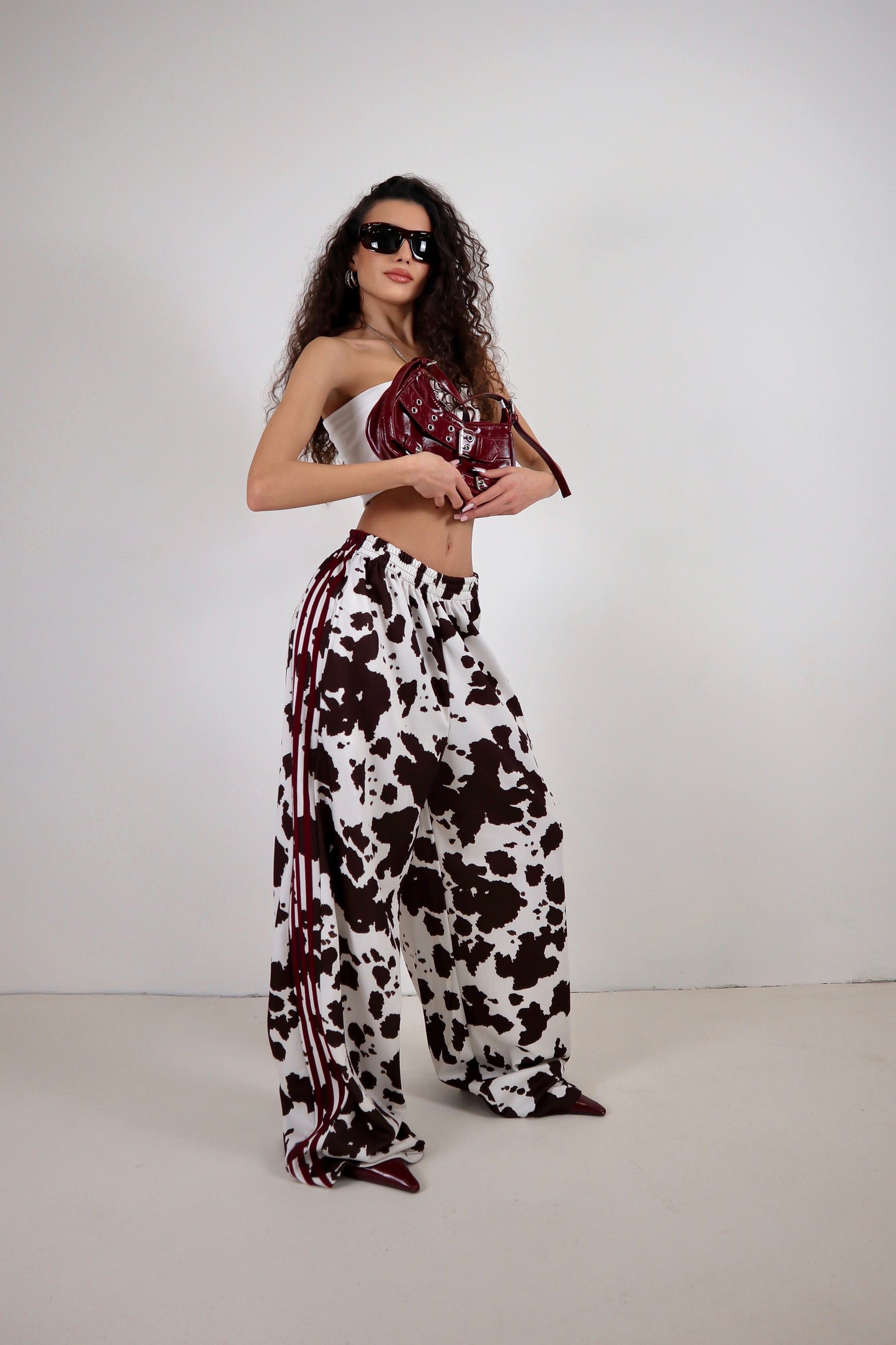 Pantalone Adi Muccato - Bordeaux