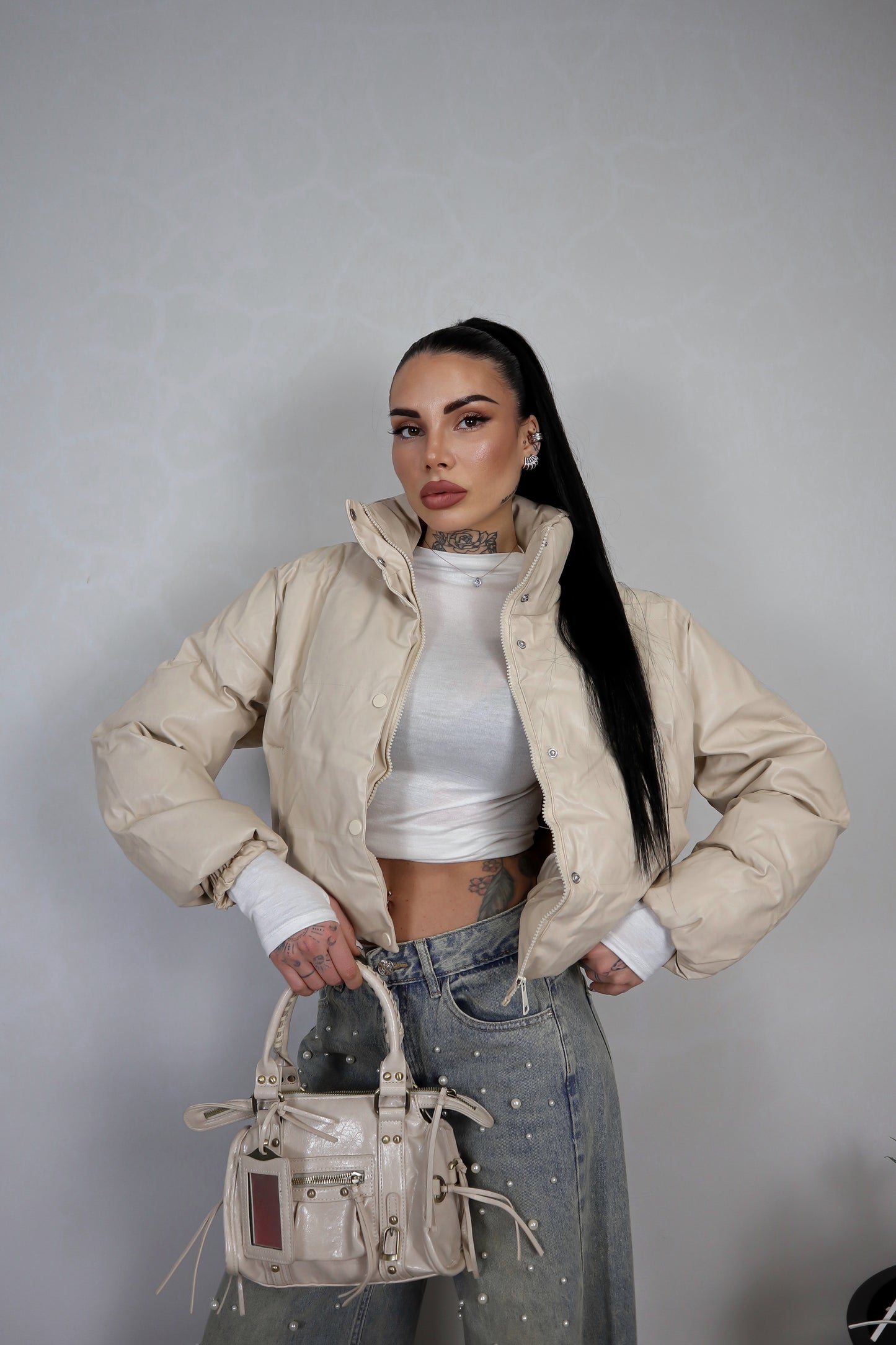 Bomber Ecopelle Monky - Burro