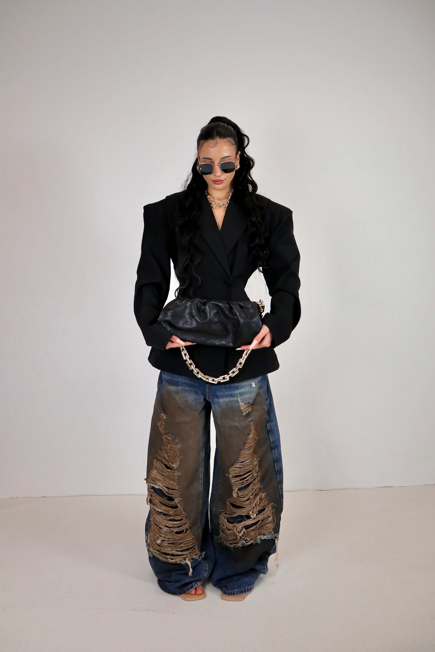 Blazer Kristen - Nero