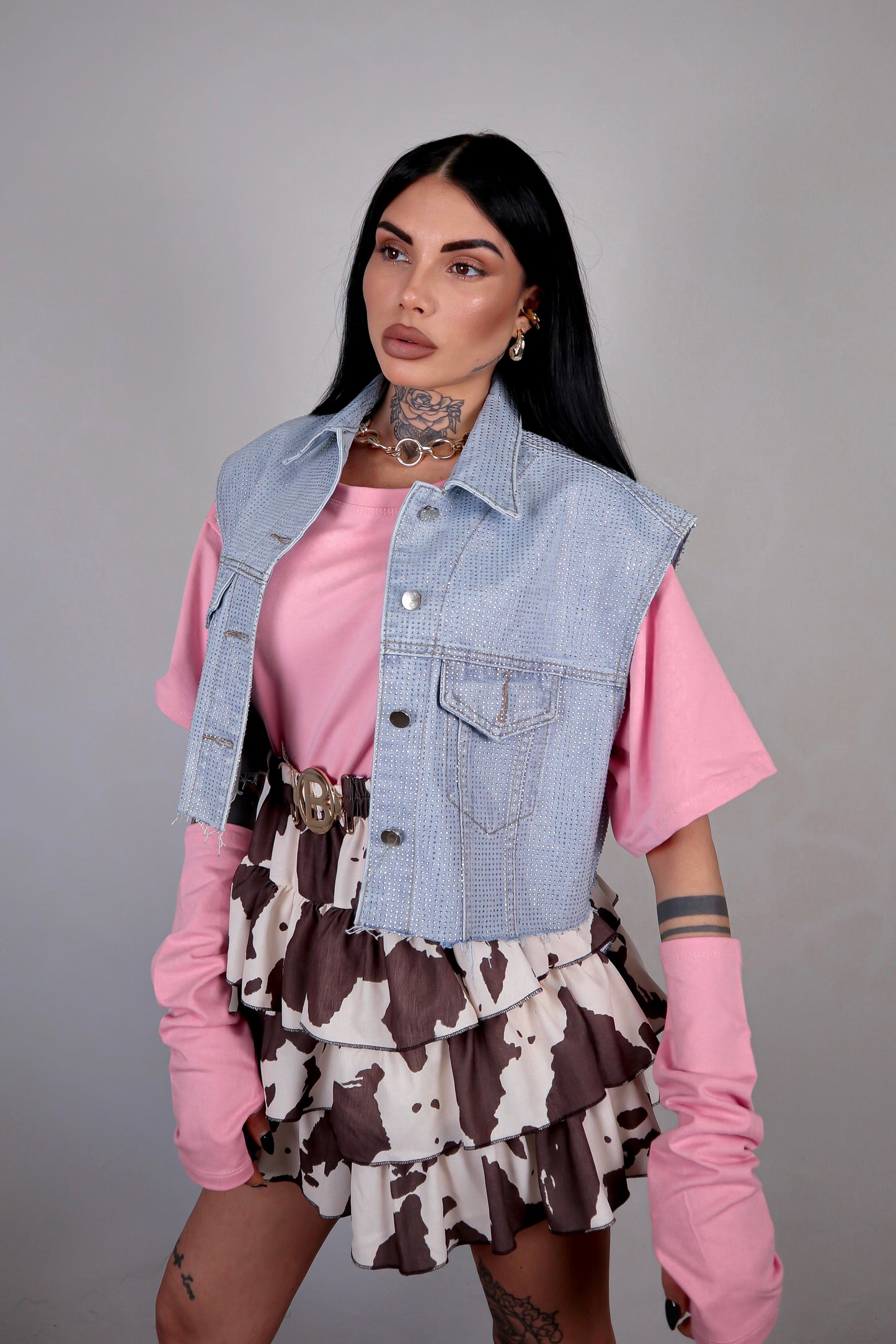 Gilet denim Brillo